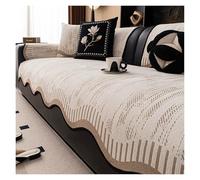 WYJZALLL Waterproof Couch Cover for 3 Cushion Sofa, Non-Slip Thick Sofa Slipcover, Washable Furniture Protector for Pets, Kids(Brown,90x280cm/35x110in)