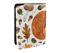 Wykjtwo Ardilla, Funda para Pasaporte Cartera de Viaje de Cuero PU Funda para Pasaporte Fundas para Pasaporte 6,5 Pulgadas