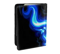 Wykjtwo Baloncesto en Llamas, Funda para Pasaporte Cartera de Viaje de Cuero PU Funda para Pasaporte Fundas para Pasaporte 6,5 Pulgadas