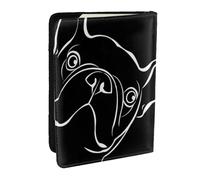 Wykjtwo Bulldog francés, Funda para Pasaporte Cartera de Viaje de Cuero PU Funda para Pasaporte Fundas para Pasaporte 6,5 Pulgadas