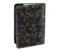 Wykjtwo Código de computadora del Programador, Funda para Pasaporte Cartera de Viaje de Cuero PU Funda para Pasaporte Fundas para Pasaporte 6,5 Pulgadas