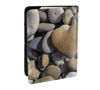Wykjtwo Corazon de Piedra, Funda para Pasaporte Cartera de Viaje de Cuero PU Funda para Pasaporte Fundas para Pasaporte 6,5 Pulgadas