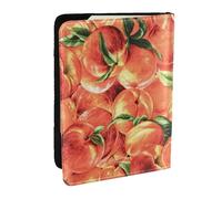 Wykjtwo Delicioso Melocotón, Funda para Pasaporte Cartera de Viaje de Cuero PU Funda para Pasaporte Fundas para Pasaporte 6,5 Pulgadas