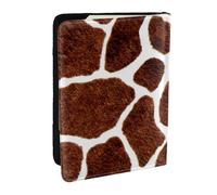 Wykjtwo Diseño de patrón de Jirafa Africana, Funda para Pasaporte Cartera de Viaje de Cuero PU Funda para Pasaporte Fundas para Pasaporte 6,5 Pulgadas