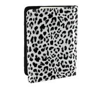 Wykjtwo Diseño de Patrones sin Fisuras de Leopardo, Funda para Pasaporte Cartera de Viaje de Cuero PU Funda para Pasaporte Fundas para Pasaporte 6,5 Pulgadas