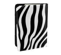 Wykjtwo Diseño de Rayas de Cebra., Funda para Pasaporte Cartera de Viaje de Cuero PU Funda para Pasaporte Fundas para Pasaporte 6,5 Pulgadas