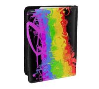 Wykjtwo El Amor GANA el Arco Iris, Funda para Pasaporte Cartera de Viaje de Cuero PU Funda para Pasaporte Fundas para Pasaporte 6,5 Pulgadas