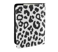 Wykjtwo Estampado Animal con Forma De Beso, Funda para Pasaporte Cartera de Viaje de Cuero PU Funda para Pasaporte Fundas para Pasaporte 6,5 Pulgadas