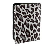 Wykjtwo Estampado Animal de Leopardo, Funda para Pasaporte Cartera de Viaje de Cuero PU Funda para Pasaporte Fundas para Pasaporte 6,5 Pulgadas
