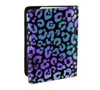 Wykjtwo Estampado de Animales exóticos de Leopardo Colorido, Funda para Pasaporte Cartera de Viaje de Cuero PU Funda para Pasaporte Fundas para Pasaporte 6,5 Pulgadas