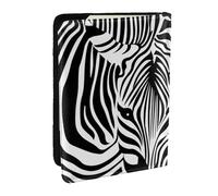 Wykjtwo Estampado de Cebra Animal Abstracto, Funda para Pasaporte Cartera de Viaje de Cuero PU Funda para Pasaporte Fundas para Pasaporte 6,5 Pulgadas