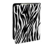 Wykjtwo Estampado de Cebra, Funda para Pasaporte Cartera de Viaje de Cuero PU Funda para Pasaporte Fundas para Pasaporte 6,5 Pulgadas