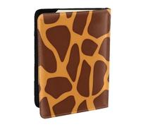 Wykjtwo Estampado De Jirafa, Funda para Pasaporte Cartera de Viaje de Cuero PU Funda para Pasaporte Fundas para Pasaporte 6,5 Pulgadas