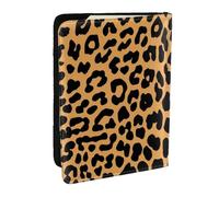 Wykjtwo Estampado de Leopardo, Funda para Pasaporte Cartera de Viaje de Cuero PU Funda para Pasaporte Fundas para Pasaporte 6,5 Pulgadas