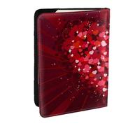 Wykjtwo Feliz día de San Valentín, Funda para Pasaporte Cartera de Viaje de Cuero PU Funda para Pasaporte Fundas para Pasaporte 6,5 Pulgadas