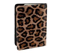 Wykjtwo Fondo De Leopardo Guepardo Fresco, Funda para Pasaporte Cartera de Viaje de Cuero PU Funda para Pasaporte Fundas para Pasaporte 6,5 Pulgadas