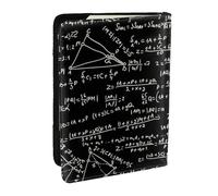 Wykjtwo Fórmula matemática, Funda para Pasaporte Cartera de Viaje de Cuero PU Funda para Pasaporte Fundas para Pasaporte 6,5 Pulgadas