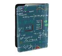 Wykjtwo Fórmula matemática Impresa, Funda para Pasaporte Cartera de Viaje de Cuero PU Funda para Pasaporte Fundas para Pasaporte 6,5 Pulgadas
