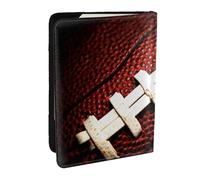 Wykjtwo fútbol Americano, Funda para Pasaporte Cartera de Viaje de Cuero PU Funda para Pasaporte Fundas para Pasaporte 6,5 Pulgadas