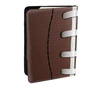 Wykjtwo fútbol Americano, Funda para Pasaporte Cartera de Viaje de Cuero PU Funda para Pasaporte Fundas para Pasaporte 6,5 Pulgadas