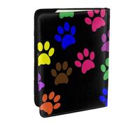 Wykjtwo Huellas de Garras, Funda para Pasaporte Cartera de Viaje de Cuero PU Funda para Pasaporte Fundas para Pasaporte 6,5 Pulgadas