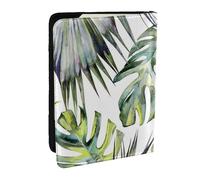 Wykjtwo Jardín Tropical, Funda para Pasaporte Cartera de Viaje de Cuero PU Funda para Pasaporte Fundas para Pasaporte 6,5 Pulgadas