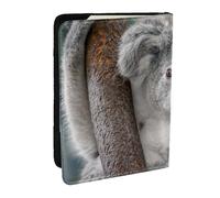 Wykjtwo Koala Relajado, Funda para Pasaporte Cartera de Viaje de Cuero PU Funda para Pasaporte Fundas para Pasaporte 6,5 Pulgadas