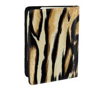 Wykjtwo Leopardo León Piel de Tigre Piel Atigrado, Funda para Pasaporte Cartera de Viaje de Cuero PU Funda para Pasaporte Fundas para Pasaporte 6,5 Pulgadas