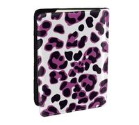 Wykjtwo Leopardo Rosa, Funda para Pasaporte Cartera de Viaje de Cuero PU Funda para Pasaporte Fundas para Pasaporte 6,5 Pulgadas