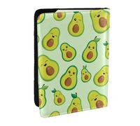 Wykjtwo Lindo Aguacate Impreso., Funda para Pasaporte Cartera de Viaje de Cuero PU Funda para Pasaporte Fundas para Pasaporte 6,5 Pulgadas