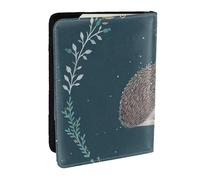 Wykjtwo Lindo pequeño Erizo, Funda para Pasaporte Cartera de Viaje de Cuero PU Funda para Pasaporte Fundas para Pasaporte 6,5 Pulgadas