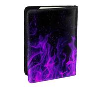 Wykjtwo Llama Púrpura, Funda para Pasaporte Cartera de Viaje de Cuero PU Funda para Pasaporte Fundas para Pasaporte 6,5 Pulgadas