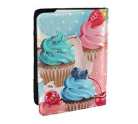 Wykjtwo Magdalena de Taza de té, Funda para Pasaporte Cartera de Viaje de Cuero PU Funda para Pasaporte Fundas para Pasaporte 6,5 Pulgadas