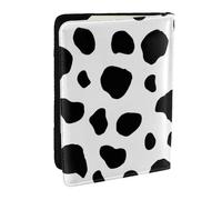 Wykjtwo Manchas de Vaca, Funda para Pasaporte Cartera de Viaje de Cuero PU Funda para Pasaporte Fundas para Pasaporte 6,5 Pulgadas