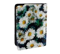 Wykjtwo Margarita de Moda, Funda para Pasaporte Cartera de Viaje de Cuero PU Funda para Pasaporte Fundas para Pasaporte 6,5 Pulgadas