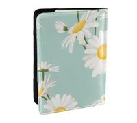 Wykjtwo Margarita Exuberante Flor Floral, Funda para Pasaporte Cartera de Viaje de Cuero PU Funda para Pasaporte Fundas para Pasaporte 6,5 Pulgadas