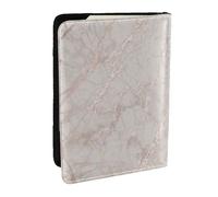 Wykjtwo Mármol de Oro Rosa Impreso., Funda para Pasaporte Cartera de Viaje de Cuero PU Funda para Pasaporte Fundas para Pasaporte 6,5 Pulgadas