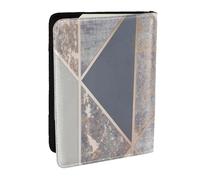Wykjtwo Oro Rosa geométrico, Funda para Pasaporte Cartera de Viaje de Cuero PU Funda para Pasaporte Fundas para Pasaporte 6,5 Pulgadas