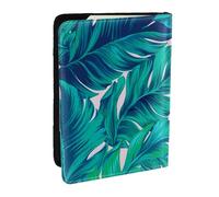 Wykjtwo Palmera Tropical, Funda para Pasaporte Cartera de Viaje de Cuero PU Funda para Pasaporte Fundas para Pasaporte 6,5 Pulgadas