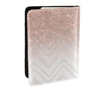 Wykjtwo Patrón Bonito Brillante, Funda para Pasaporte Cartera de Viaje de Cuero PU Funda para Pasaporte Fundas para Pasaporte 6,5 Pulgadas