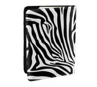 Wykjtwo Patrón de Cebra, Funda para Pasaporte Cartera de Viaje de Cuero PU Funda para Pasaporte Fundas para Pasaporte 6,5 Pulgadas