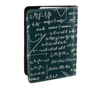 Wykjtwo Patrón de fórmulas matemáticas manuscritas, Funda para Pasaporte Cartera de Viaje de Cuero PU Funda para Pasaporte Fundas para Pasaporte 6,5 Pulgadas
