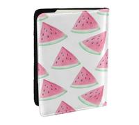 Wykjtwo Patrón de Frutas sandías, Funda para Pasaporte Cartera de Viaje de Cuero PU Funda para Pasaporte Fundas para Pasaporte 6,5 Pulgadas