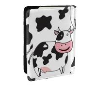 Wykjtwo Patrón Divertido de Vaca, Funda para Pasaporte Cartera de Viaje de Cuero PU Funda para Pasaporte Fundas para Pasaporte 6,5 Pulgadas