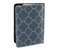 Wykjtwo Patrón Sin Fisuras Estilo Vintage Marroquí, Funda para Pasaporte Cartera de Viaje de Cuero PU Funda para Pasaporte Fundas para Pasaporte 6,5 Pulgadas