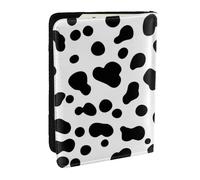 Wykjtwo Perro Dálmata De Patrones Sin Fisuras O Piel De Vaca, Funda para Pasaporte Cartera de Viaje de Cuero PU Funda para Pasaporte Fundas para Pasaporte 6,5 Pulgadas