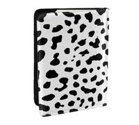 Wykjtwo Perro Dálmata Estampado Mancha Negra, Funda para Pasaporte Cartera de Viaje de Cuero PU Funda para Pasaporte Fundas para Pasaporte 6,5 Pulgadas