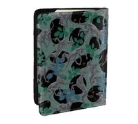 Wykjtwo Perro Galgo, Funda para Pasaporte Cartera de Viaje de Cuero PU Funda para Pasaporte Fundas para Pasaporte 6,5 Pulgadas