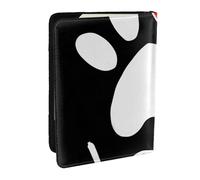Wykjtwo Perro Huella Pata Amor, Funda para Pasaporte Cartera de Viaje de Cuero PU Funda para Pasaporte Fundas para Pasaporte 6,5 Pulgadas
