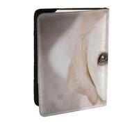 Wykjtwo Perro Labrador, Funda para Pasaporte Cartera de Viaje de Cuero PU Funda para Pasaporte Fundas para Pasaporte 6,5 Pulgadas